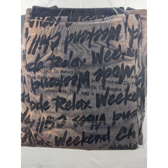 Jellifish Kids Boys 3pc Bear Pajama Set Gray L Relax Chill‎ Pants Shirt Shorts - Picture 4 of 4